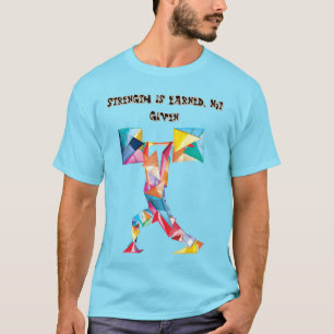 Vibrant Geometric Athlete T-Shirt