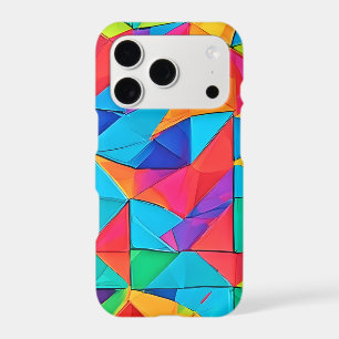 Vibrant Geometric Colour Blocks Art