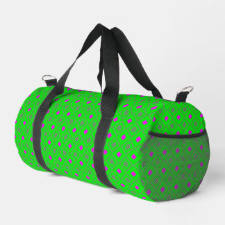 Vibrant Geometric Duffle Bag