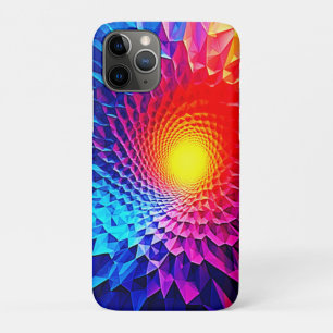 Vibrant Geometric Energy Vortex Art Case-Mate iPhone Case