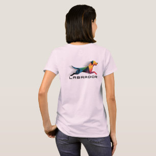 Vibrant Geometric Labrador retreiver w– Fire & Ice T-Shirt
