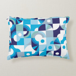 Vibrant Geometric: Modern Seamless Decorative Cushion