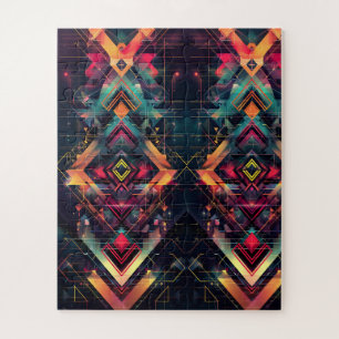 Vibrant Geometric Pattern Puzzle
