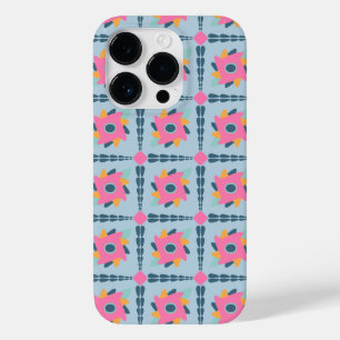 Vibrant Geometric Tile Design Case-Mate iPhone 14 Pro Case