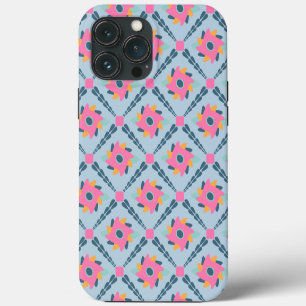 Vibrant Geometric Tile Design iPhone 13 Pro Max Case