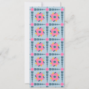 Vibrant Geometric Tile Design Save The Date