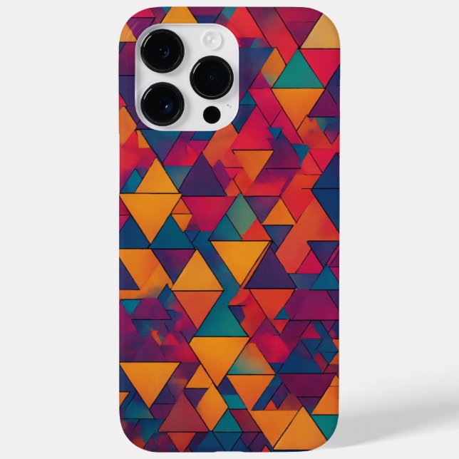 Vibrant Geometry: Colourful Abstract Design for iP Case-Mate iPhone Case (Back)