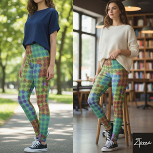 Vibrant Geometry Leggings