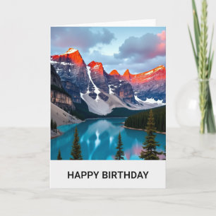 Vibrant Glow Birthday Card