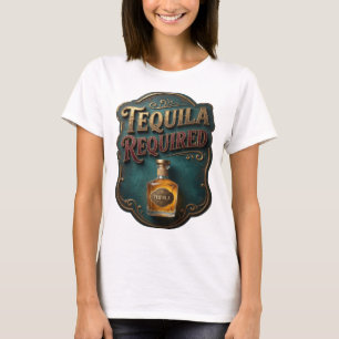 Vibrant Gold TEQUILA REQUIRED Tee