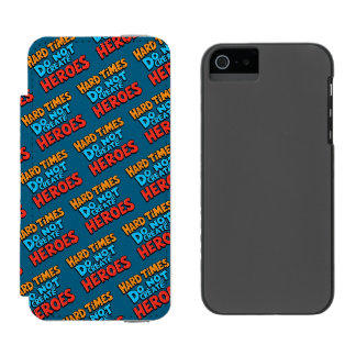 Vibrant Gradient Typographical Create Heroes Incipio Watson™ iPhone 5 Wallet Case