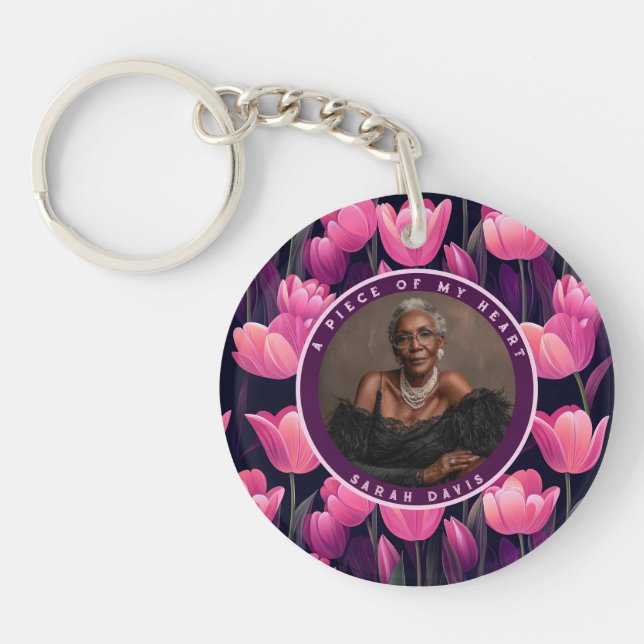 Vibrant Graduation Gifts for girlfriend Custom  Key Ring (Front)