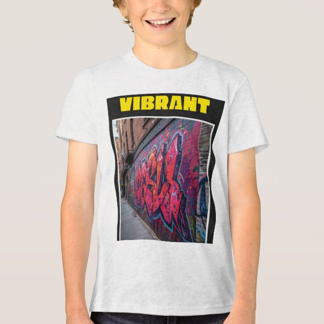 Vibrant Grafitti Design Tshirt (Front)
