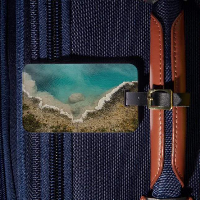 Vibrant Grand Prismatic Luggage Tag (Front Insitu 4)