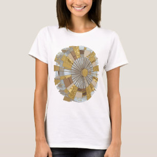 Vibrant Grey ABSTRACT ART Graphic Design T-Shirt