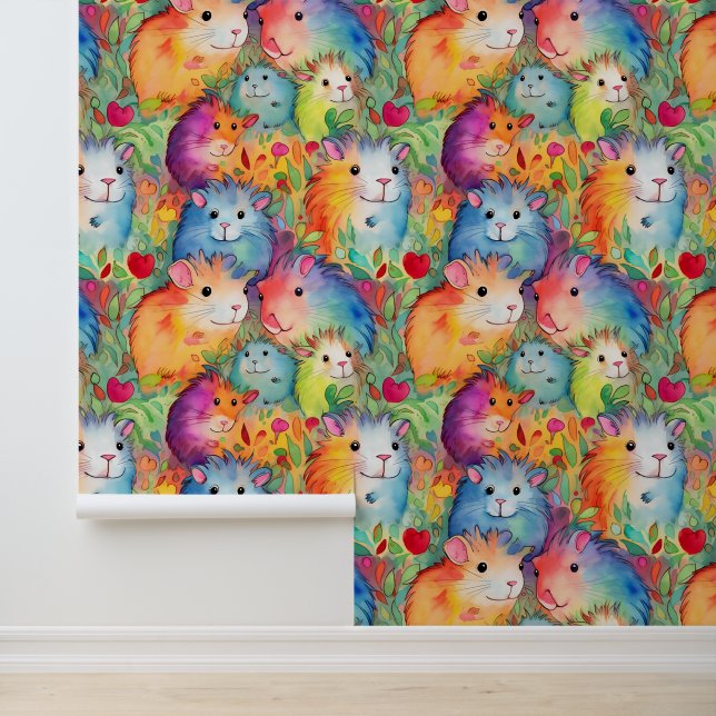 Vibrant guinea pigs wallpaper (Application)