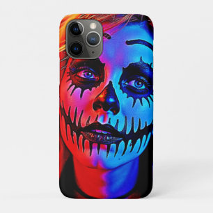 Vibrant Halloween Makeup Art Case-Mate iPhone Case