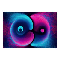 Vibrant Harmony Modern Interpretation of Yin Yan