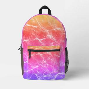 Vibrant Harmony: Multi-Colour Stylish Unique Desig Printed Backpack