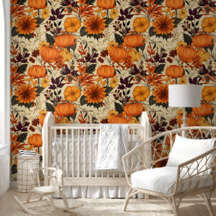 Vibrant Harvest Blooms Wallpaper