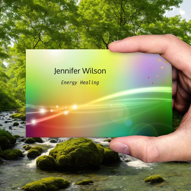 Vibrant Healing Wellness Business Card (Creator Uploaded)