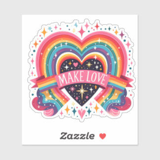 Vibrant Heart Design With a Motivational Message
