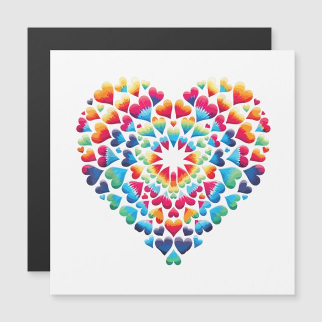 Vibrant Heart Tie-Dye (Front/Back)