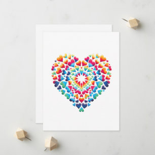 Vibrant Heart Tie-Dye Announcement