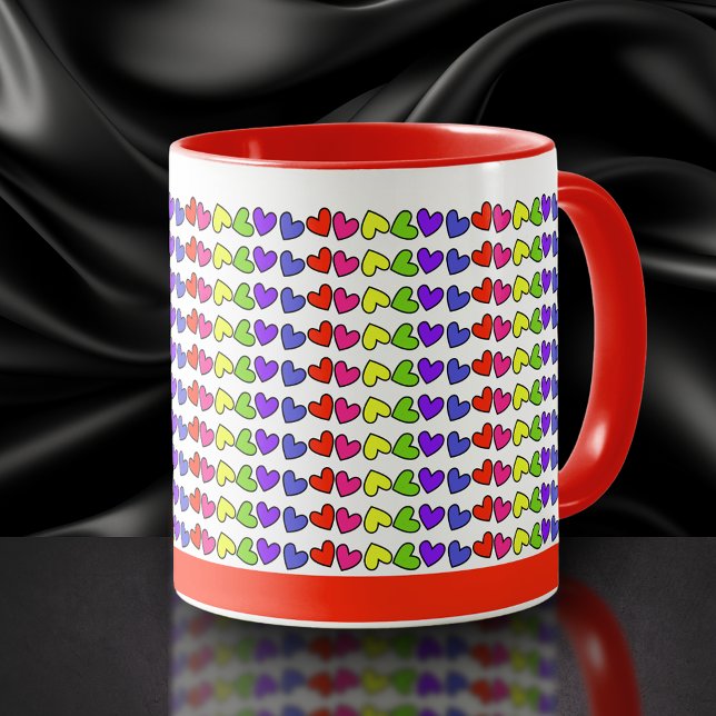 Vibrant Hearts Mug (Creator Uploaded)