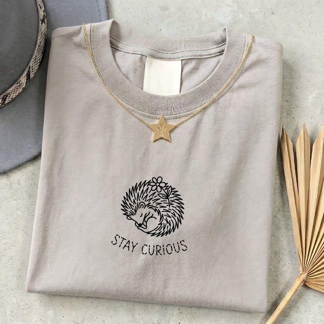 Vibrant Hedgehog Quote Tee for Him or Her (Creator Uploaded)