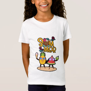 Vibrant Hello Summer   Colorful Ocean Animals T-Shirt
