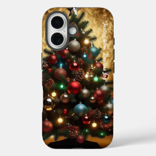 "Vibrant Holiday Cheer" iPhone 16 Case