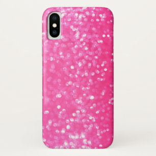 Vibrant Hot Pink Glitter Sparkle Texture Photo  Case-Mate iPhone Case