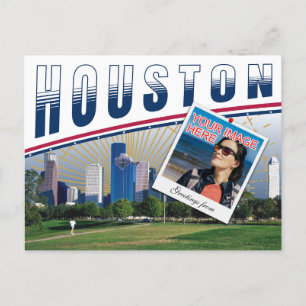 Vibrant Houston Texas Photo Collage Postcard