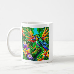 Vibrant Hummingbird Dream Coffee Mug