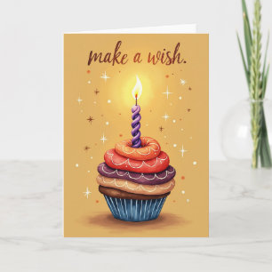 Vibrant Icing Birthday Card