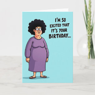 Vibrant Illustrated Birthday Card