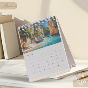 Vibrant Impasto Art Calendar 2026