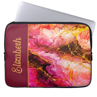 Vibrant Ink Fusion Laptop Sleeve