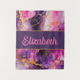 Vibrant Ink Fusion Tapestry