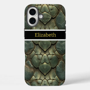 Vibrant, intricate snakeskin patterns iPhone 16 plus case