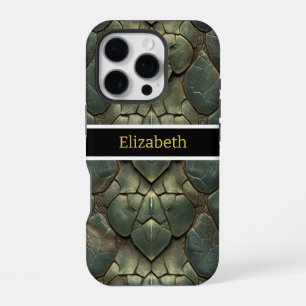 Vibrant, intricate snakeskin patterns iPhone 16 pro case