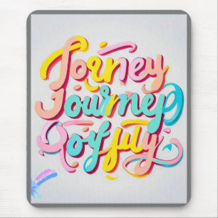 "Vibrant Journey Design" Mouse Pad