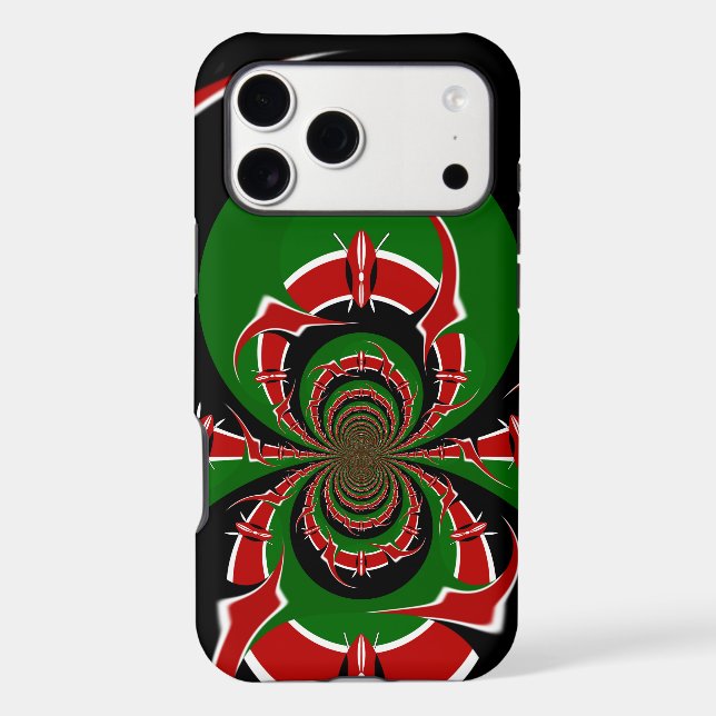 Vibrant Kenyan Flag Pattern: A Powerful Art (Back)