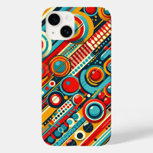 Vibrant Kinetic Geometric Circles Phone Case 