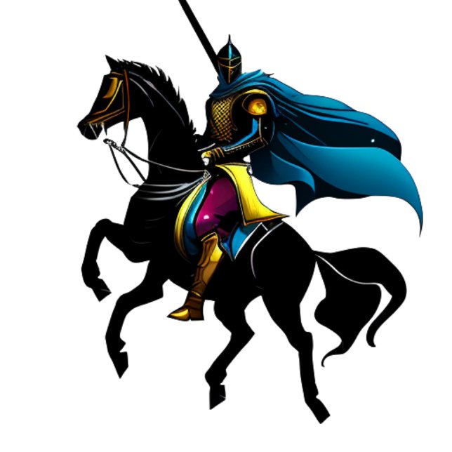  Vibrant Knight Canvas Print Planner Doormat Coffe Coffee Mug (Creator Uploaded)