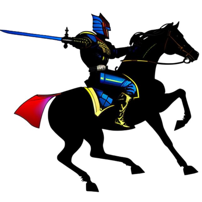  Vibrant Knight Canvas Print Planner Doormat Coffee Mug (Creator Uploaded)