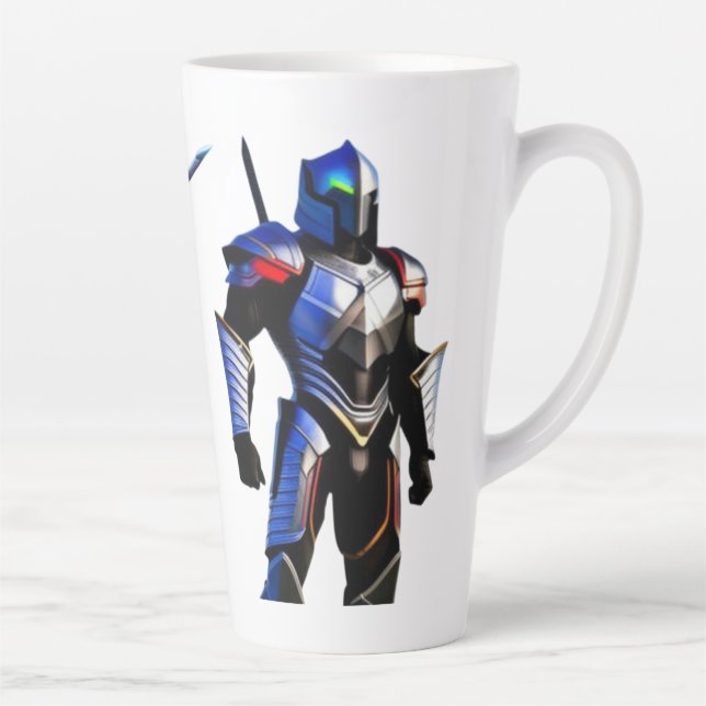 Vibrant Knight Latte Mug (Right)