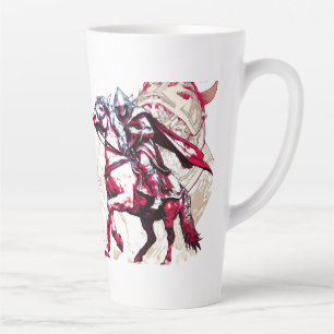  Vibrant Knight T-Shirt Throw Pillow Glass Coaster Latte Mug