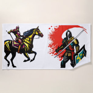 Vibrant Knight Tote Bag Car Floor Mat Golf Towel